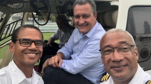 Helicóptero com governador Rui Costa faz pouso de emergência na cidade de Uruçuca