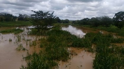 Condeúba: Nível de água do Rio Gavião aumenta; Veja fotos