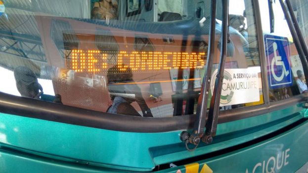 Transporte Público: Ônibus insistem em escrever &#039;Condeúbas&#039;