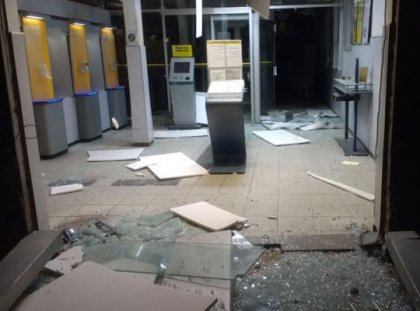 15 homens fortemente armados explodem agência do Banco do Brasil de Urandi