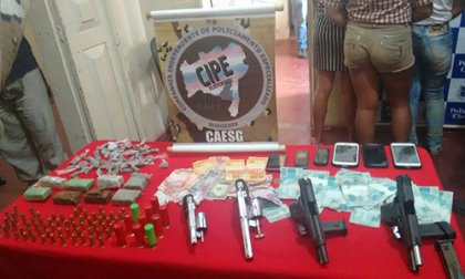 Polícia prende bando acusado de grandes assaltos; entre presos está assassino de dono de lotérica