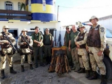 Cipe/Sudoeste e IBAMA em operação conjunta apreende armas em Piripá, Tremedal e região