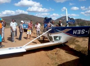 Avião monomotor cai na zona rural de cidade da Chapada Diamantina