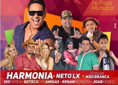 Maetinga: Prefeitura anuncia aniversário da cidade com Harmonia do Samba, Neto LX e mais 5 bandas