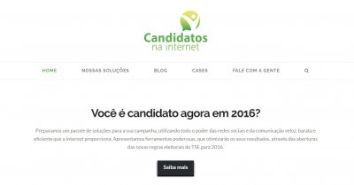 Empresa cria soluções para auxiliar candidatos com o uso da internet nessas eleições 2016