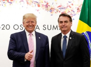 Trump designa Brasil como aliado preferencial dos EUA extra-Otan