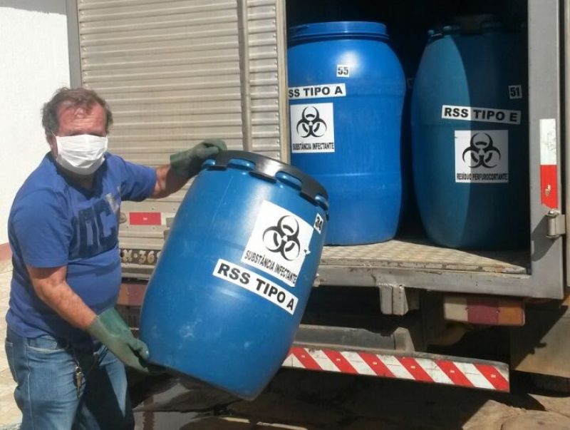 Jacaraci: Lixo contaminado é descartado corretamente