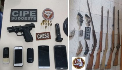 CIPE-Sudoeste estoura fábrica de armas artesanais em Condeúba