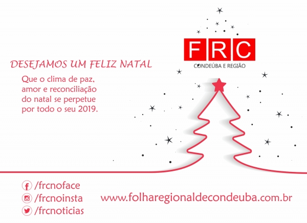 Feliz natal a todos vocês, que juntos, formamos a família FRC!